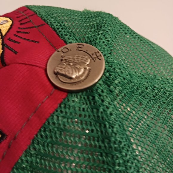 Ed Hardy vintage cap AB rinestones  embroidery big rose os fit all new - Picture 6 of 9